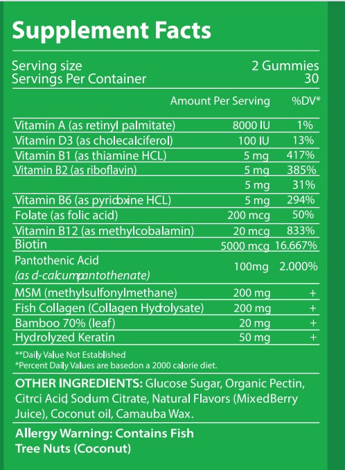 Hair Booster Gummies