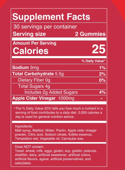 Apple Cidar Vinegar Gummies