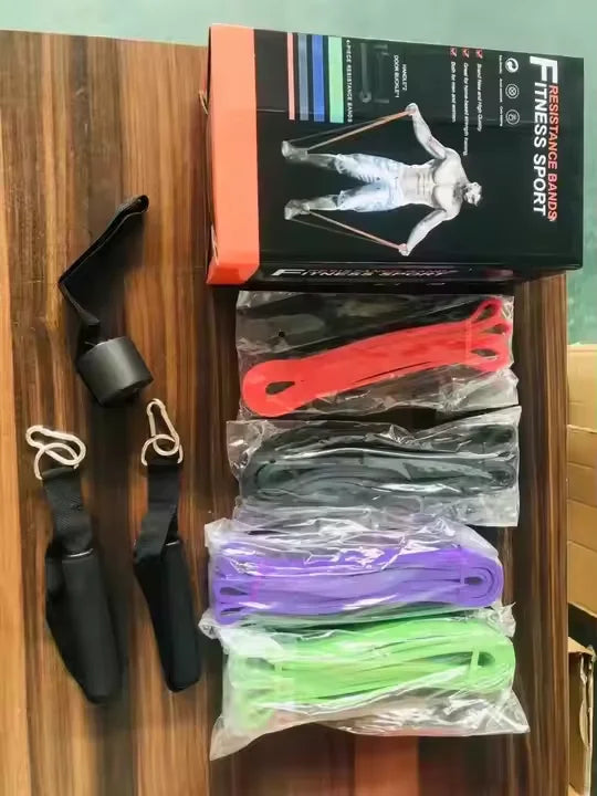 Elastic Fitness Workout Training Band Set