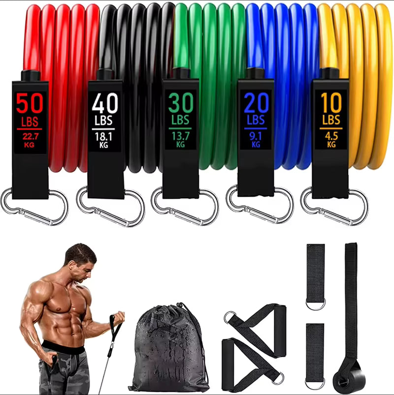 11-Piece Resistance Bands Set